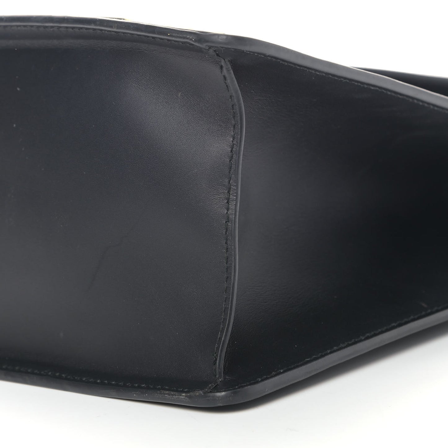 Calfskin Medium Sylvie Top Handle Bag Black