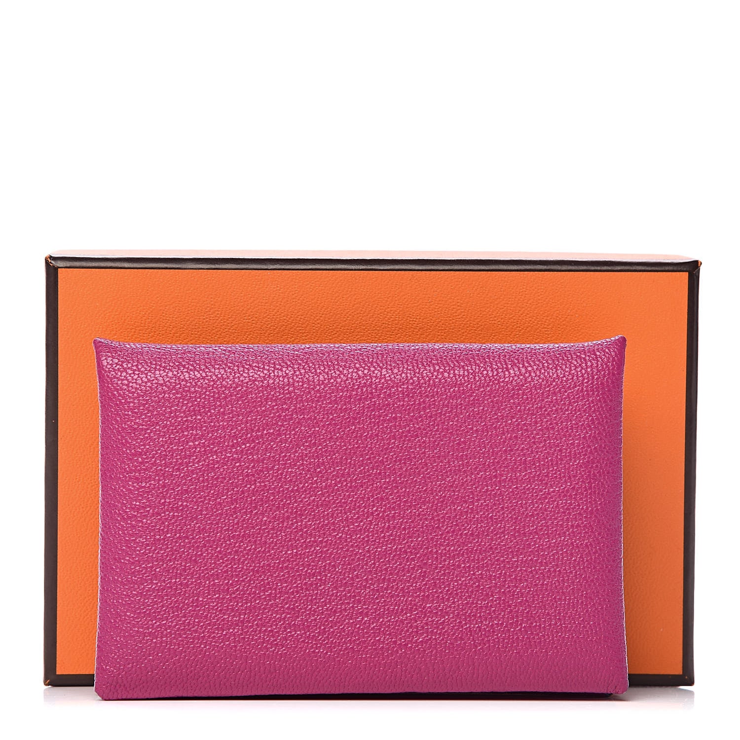 Hermes Chevre Mysore Calvi Card Case Rose Pourpre 9 of 9
