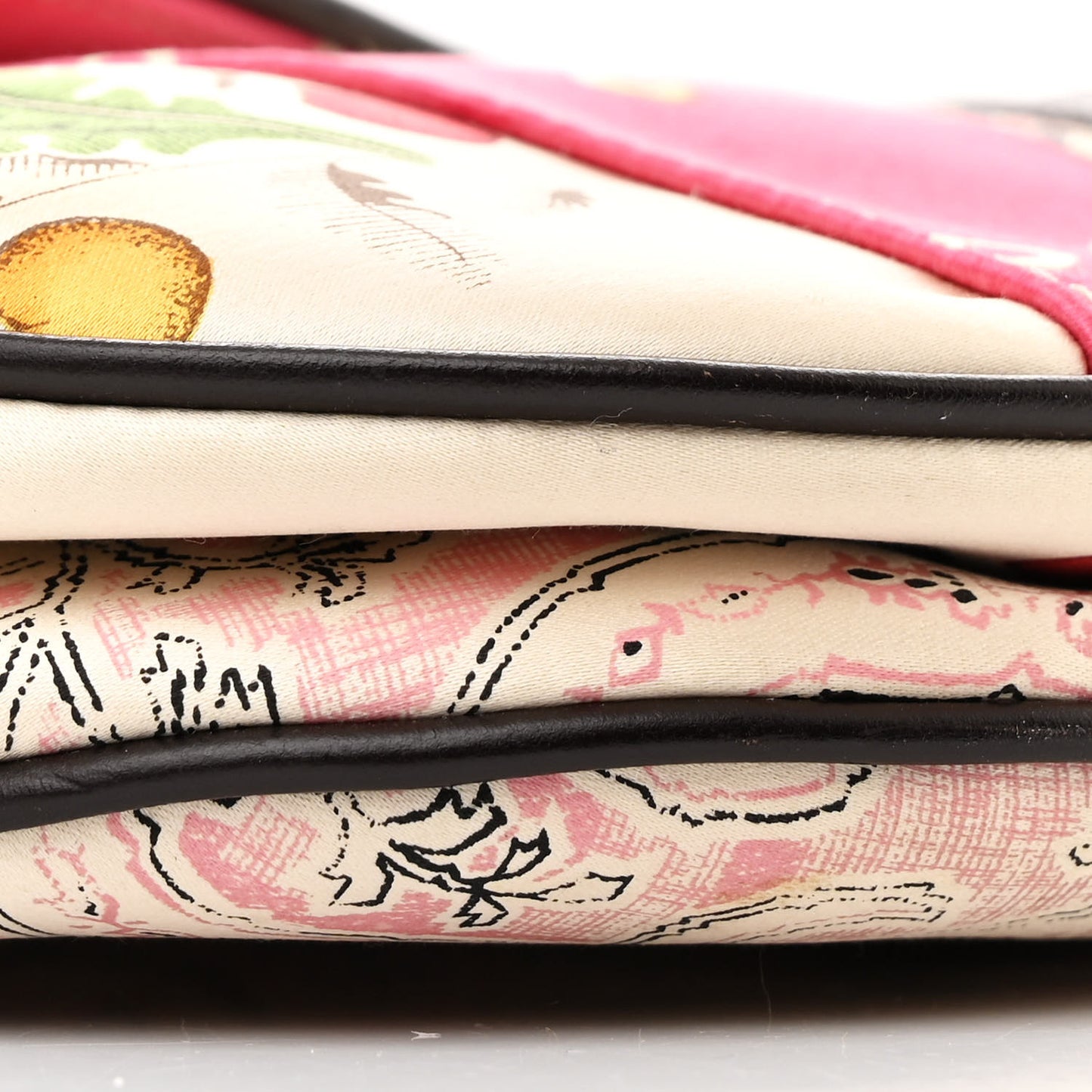 Silk Paisley Saddle Bag Multicolor