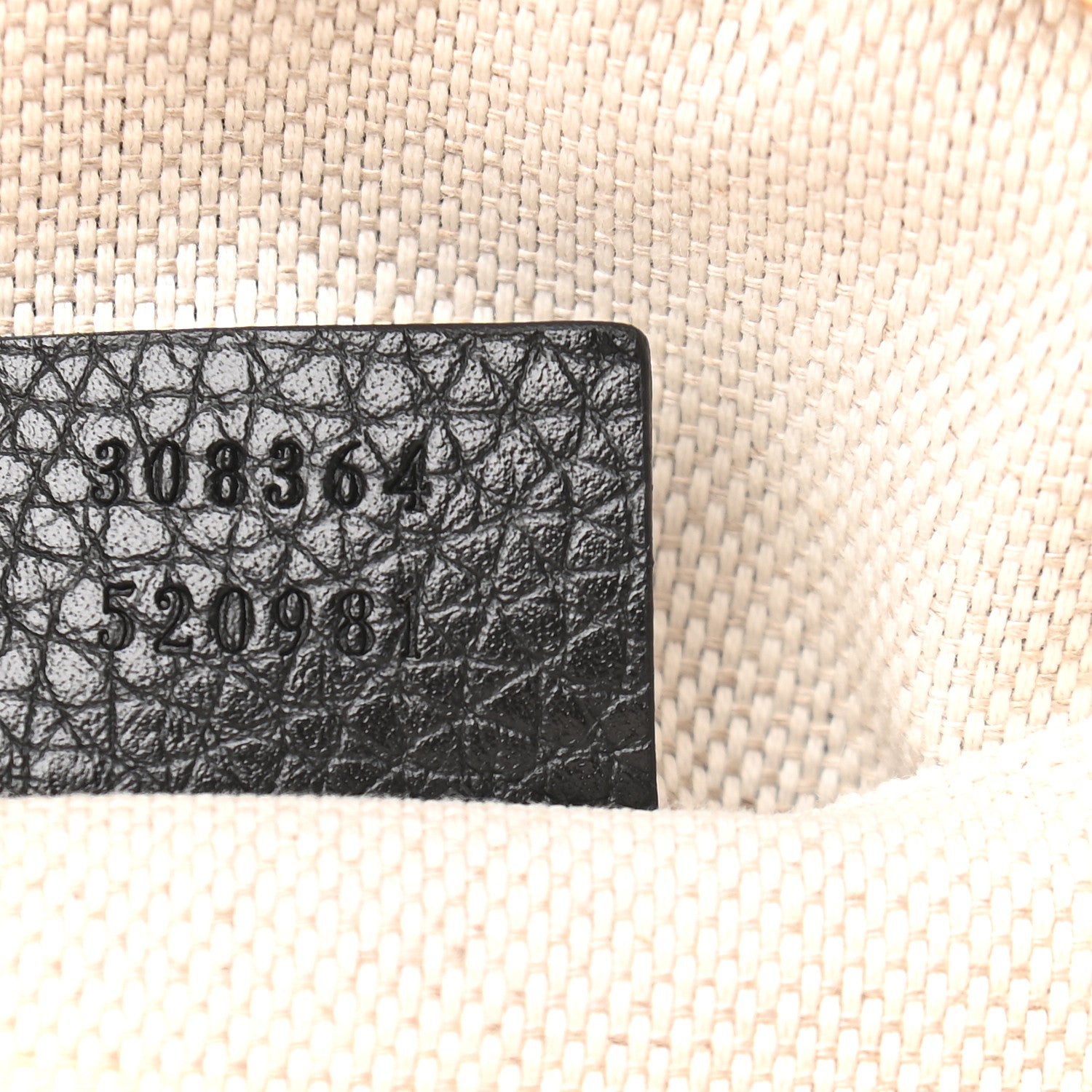 Gucci Pebbled Calfskin Small Soho Disco Bag Black 7 of 9