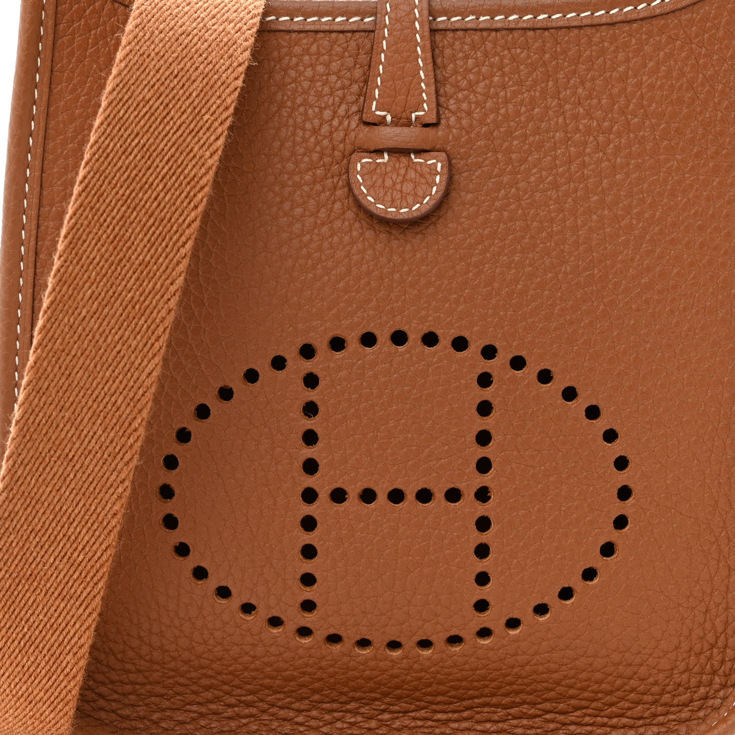 Hermes Taurillon Clemence Evelyne TPM Gold 8 of 10