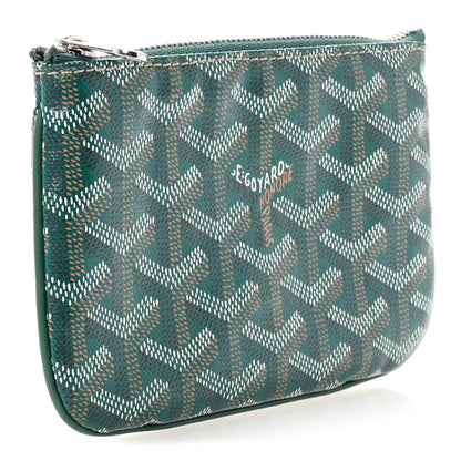 Goyard Goyardine Nano Senat Key Pouch Green 3 of 7
