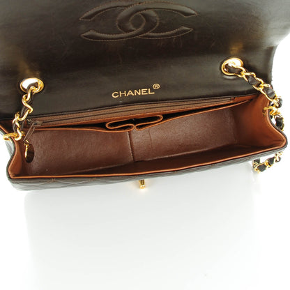 Chanel Lambskin Quilted Small Single Flap Brown 5 of 9