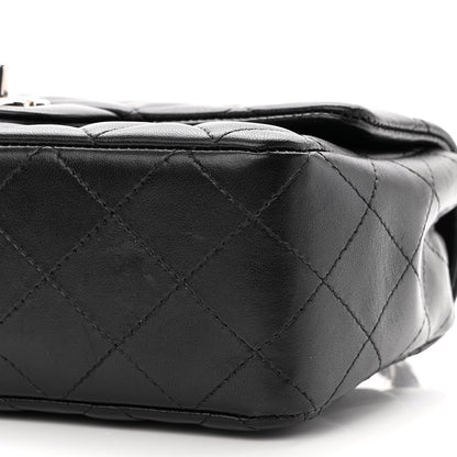 Chanel Lambskin Quilted Mini Rectangular Flap Black 10 of 12