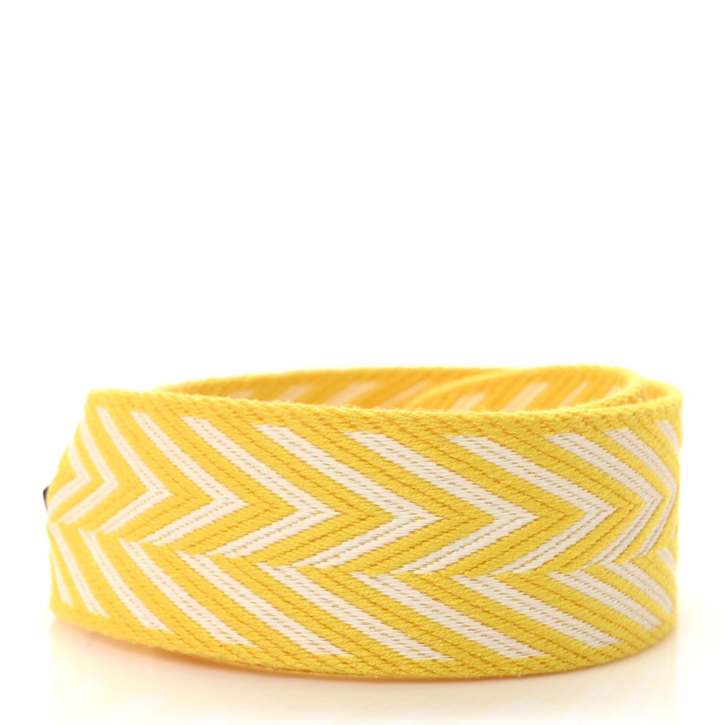 Toile Swift 50mm Sangle ZigZag Shoulder Strap Jaune Citron Blanc Jaune De Naples