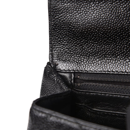 Chanel Caviar Quilted Jumbo Kelly Flap Black 15 of 20
