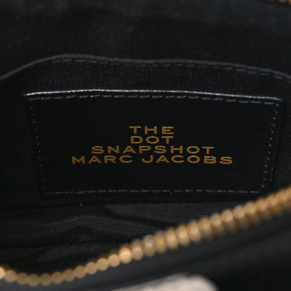 Marc Jacobs Saffiano The Dot Snapshot Camera Bag Black White 6 of 9
