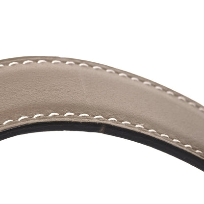 Hermes Swift Epsom 32mm H Belt 95 38 Etoupe White 6 of 8