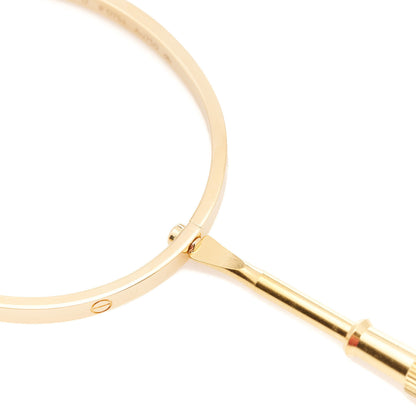 Cartier 18K Yellow Gold Small LOVE Bracelet 17 4 of 4