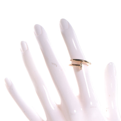 Cartier 18K Pink Gold Diamond Juste Un Clou Ring 53 6.25 2 of 5