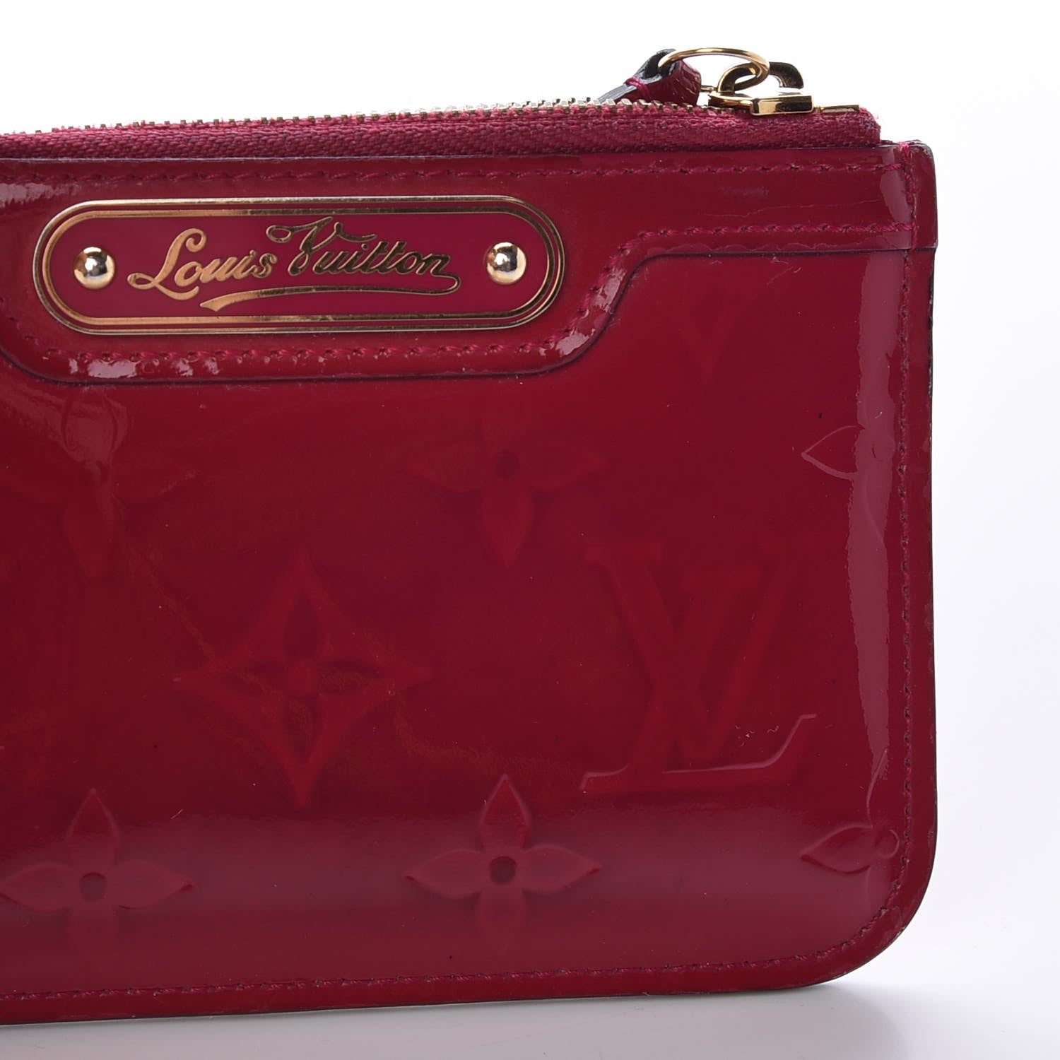 Louis Vuitton Vernis Key Pouch Rose Indien 6 of 11