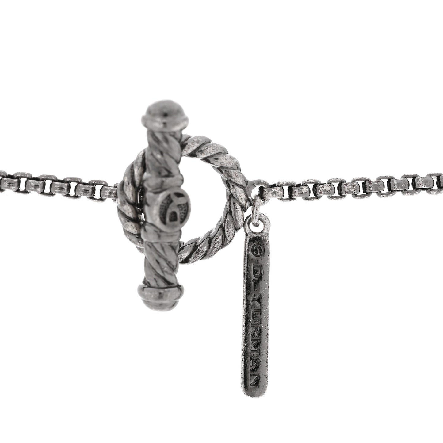 Sterling Silver Black Onyx Hematine Elements Chain Necklace