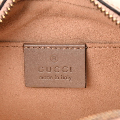 Gucci Calfskin Matelasse Mini GG Marmont Chain Shoulder Bag Porcelain Rose 6 of 9