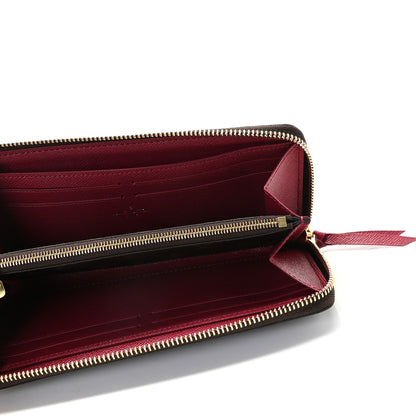 Louis Vuitton Monogram Clemence Wallet Fuchsia 8 of 10