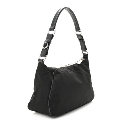 Prada Tessuto Nylon Shoulder Bag Black 3 of 12