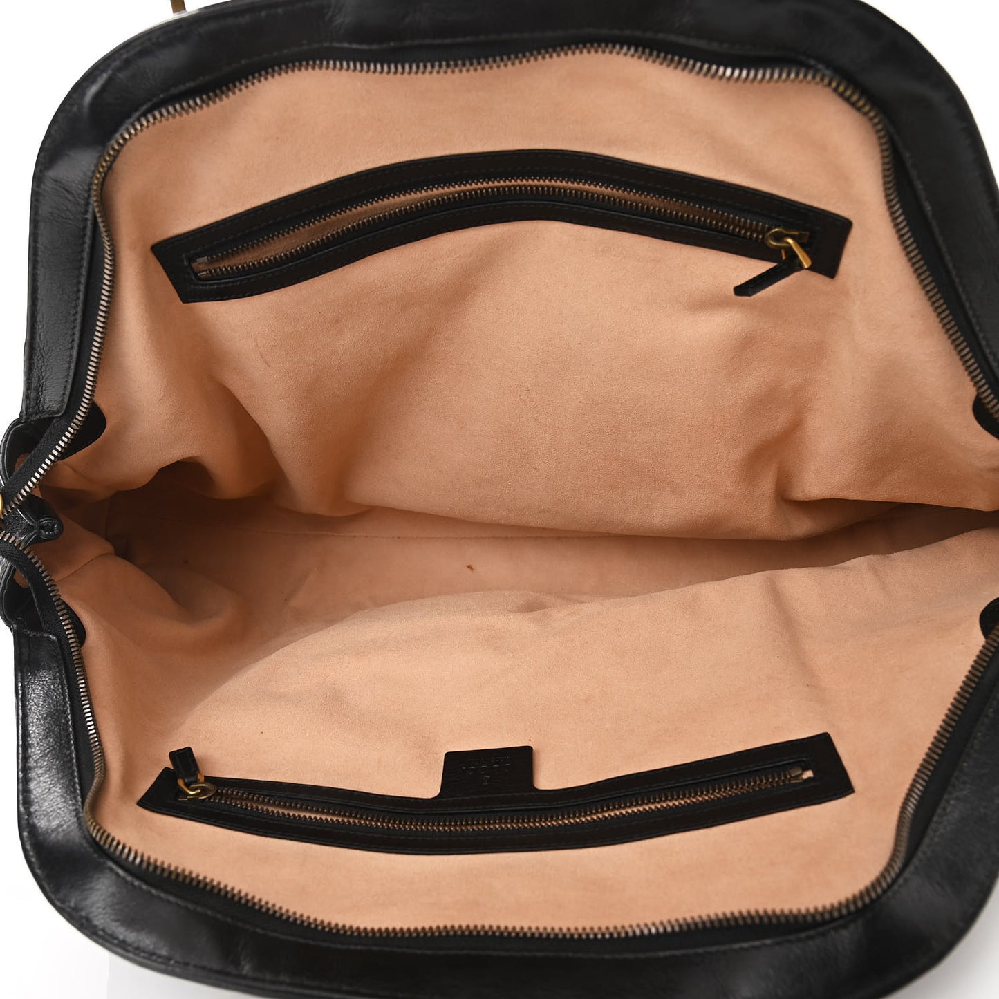 Calfskin Large Re(Belle) Top Handle Bag Black