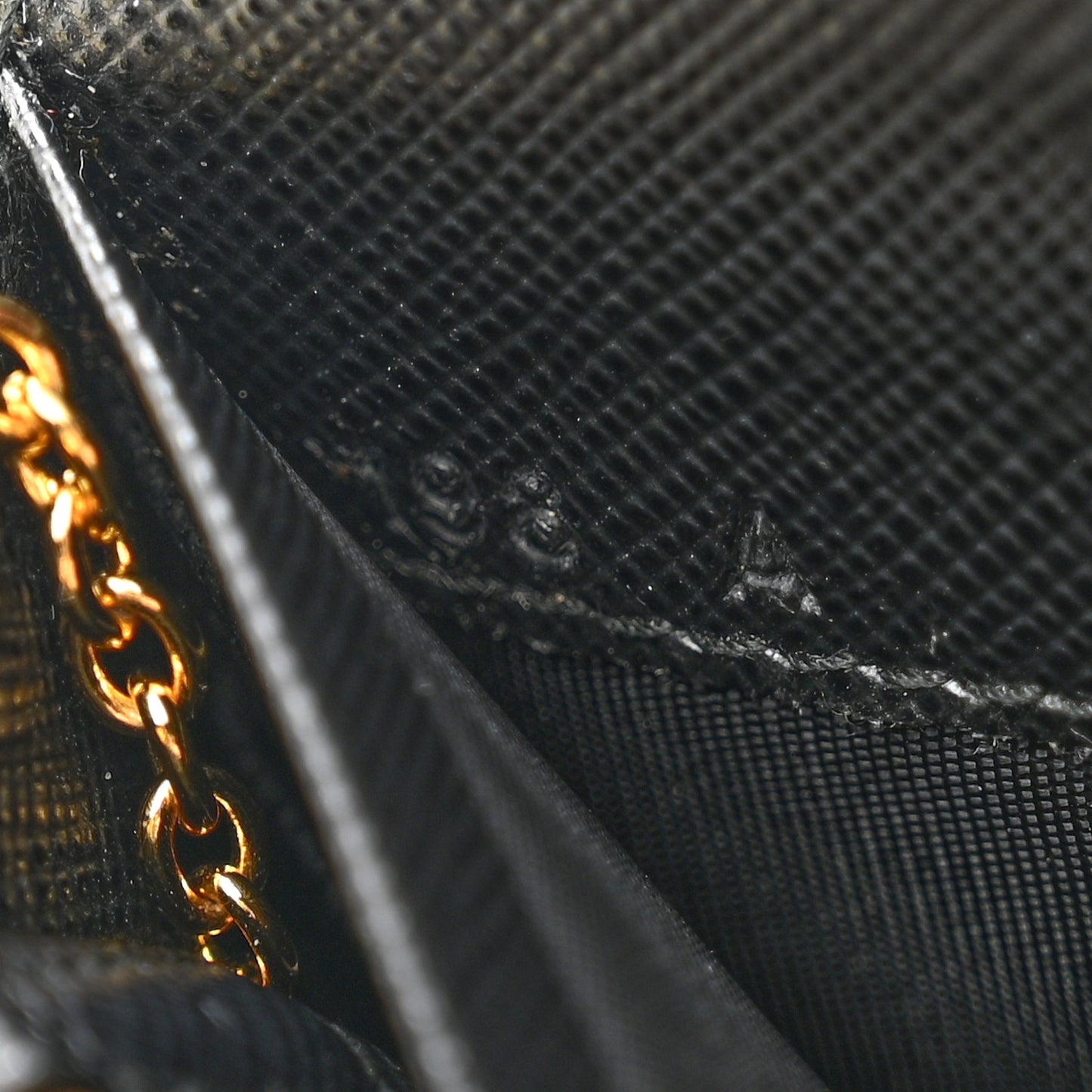 Saffiano Metal Envelope Wallet Black