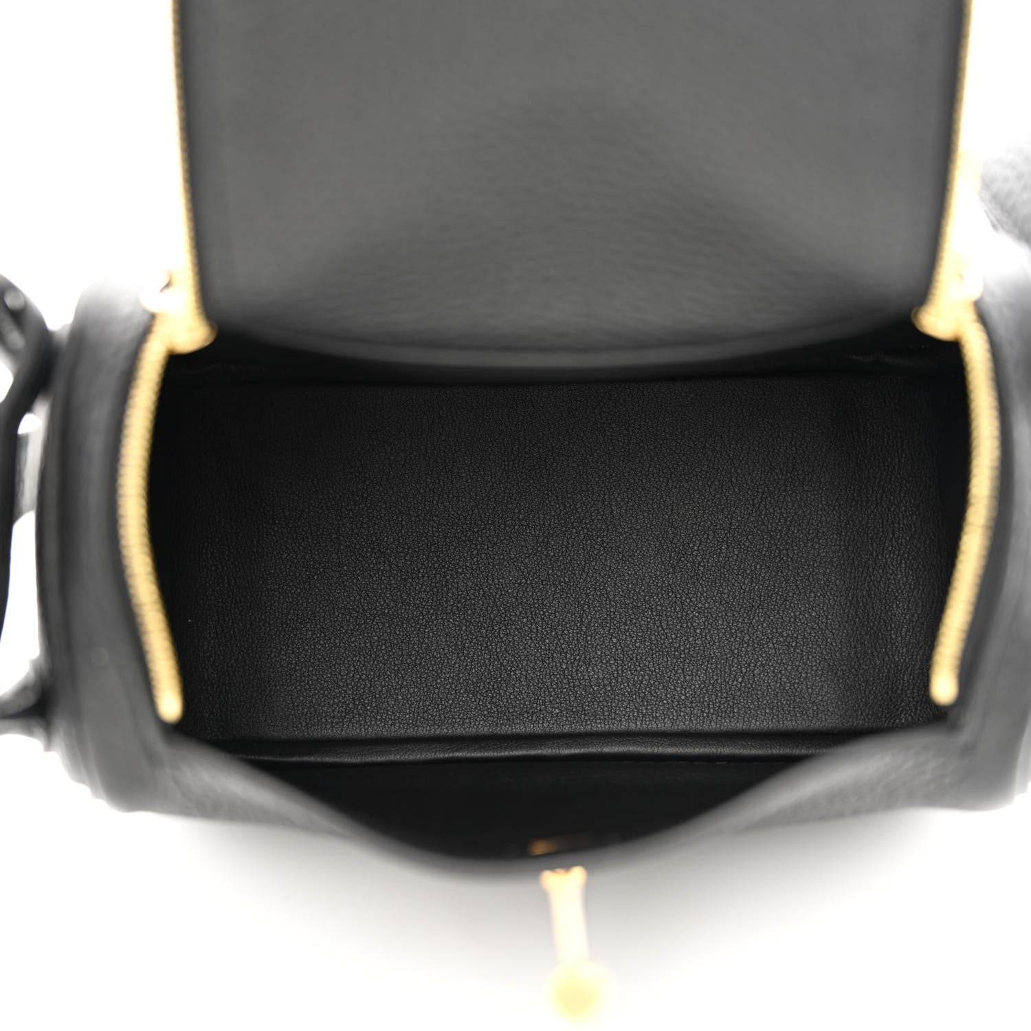 Hermes Taurillon Clemence Mini Lindy 20 Black 5 of 11