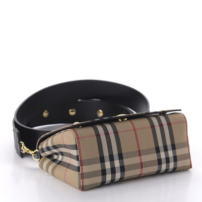 Burberry Vintage Check Hackberry Crossbody Bag Archive Beige Black 4 of 9