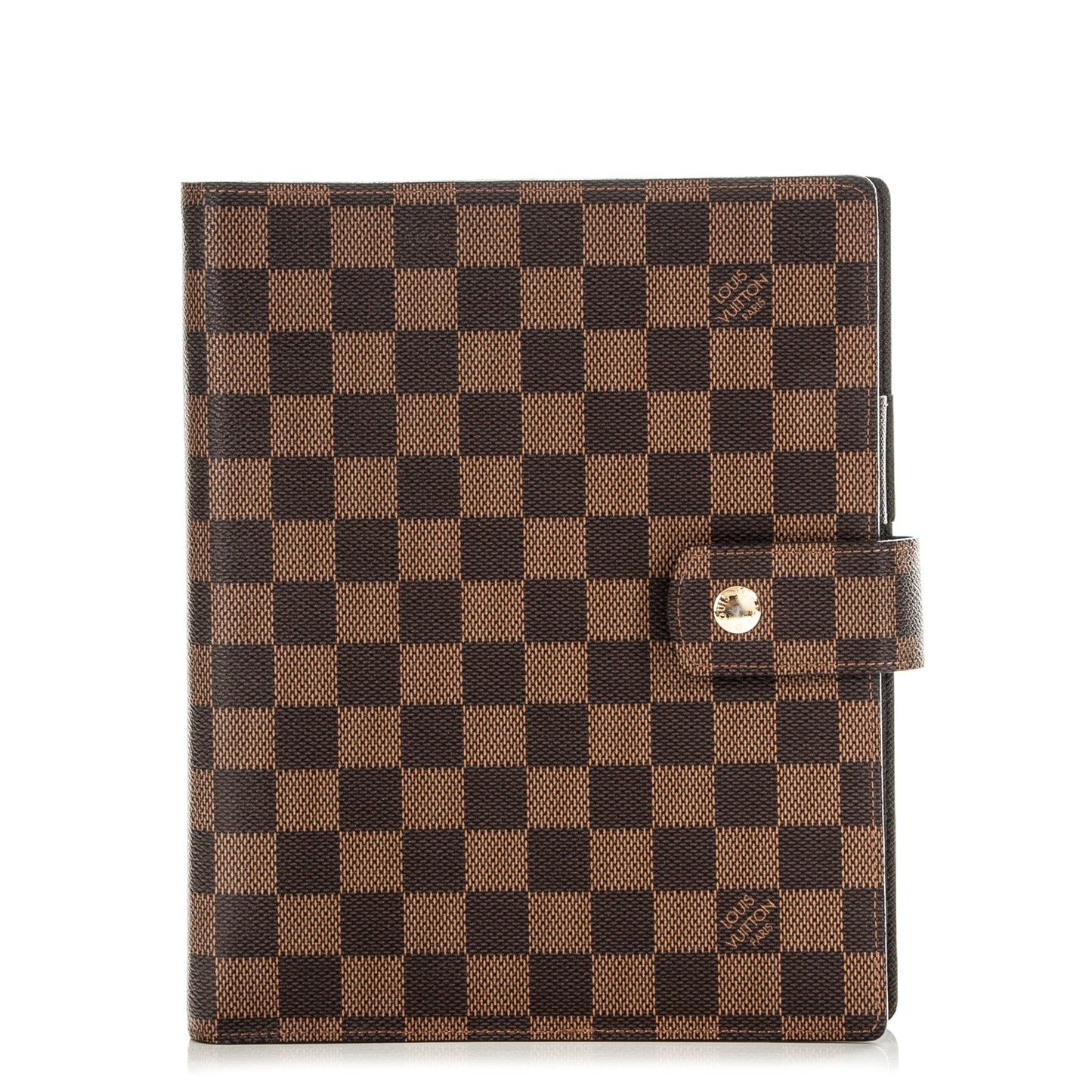 Damier Ebene Large Ring Agenda Cover