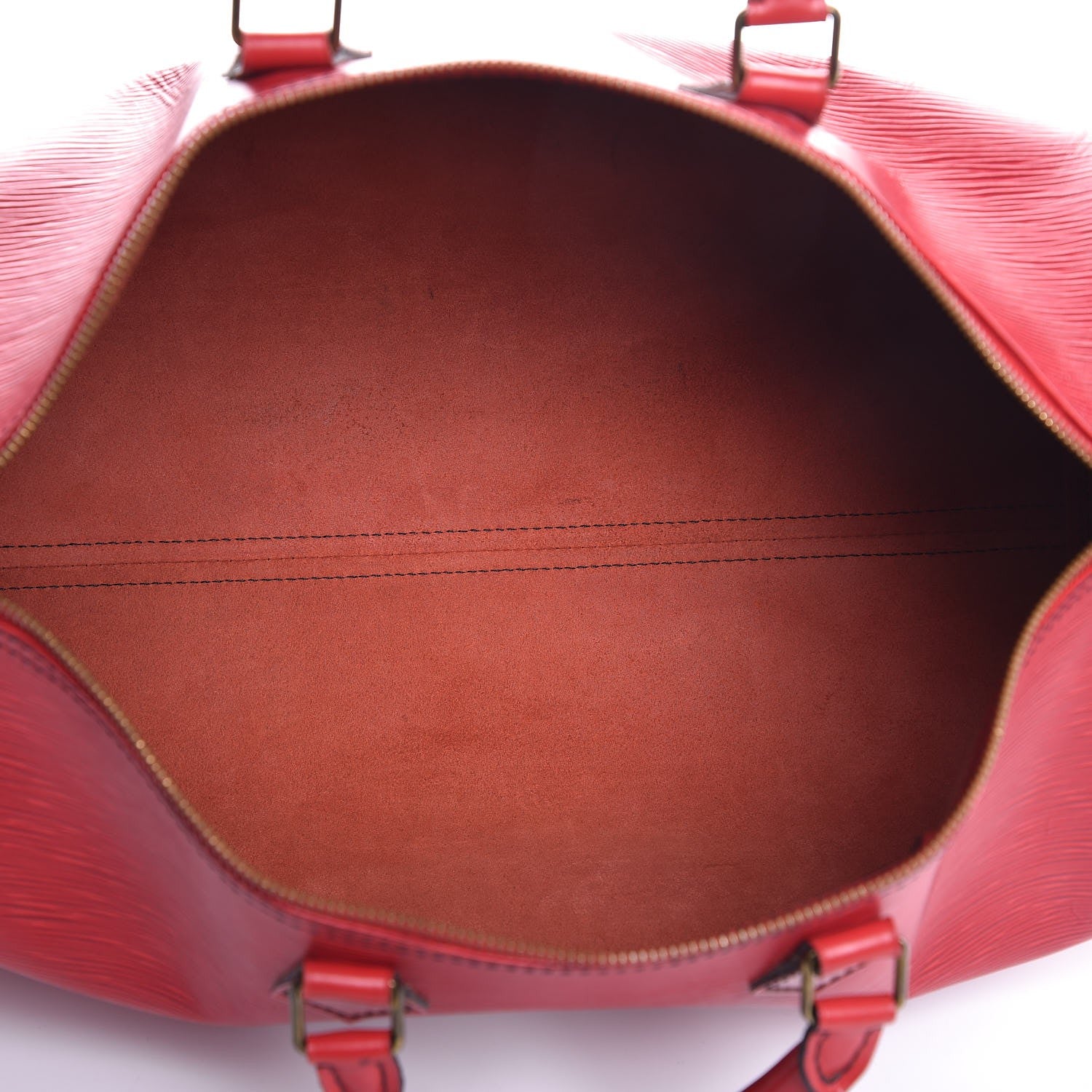 Louis Vuitton Epi Speedy 40 Castillan Red 5 of 10