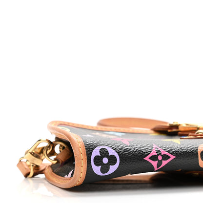Louis Vuitton Monogram Multicolor Shirley Black 7 of 8