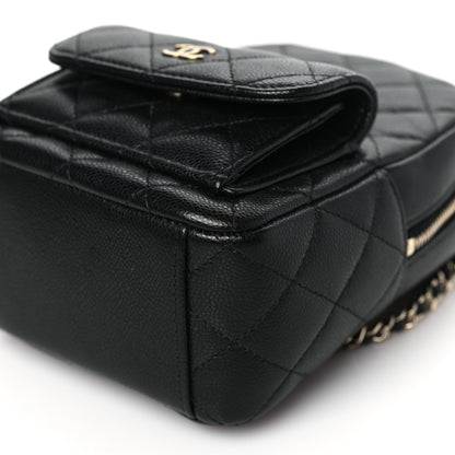 Chanel Caviar Quilted CC Mini Classic Backpack Black 11 of 11