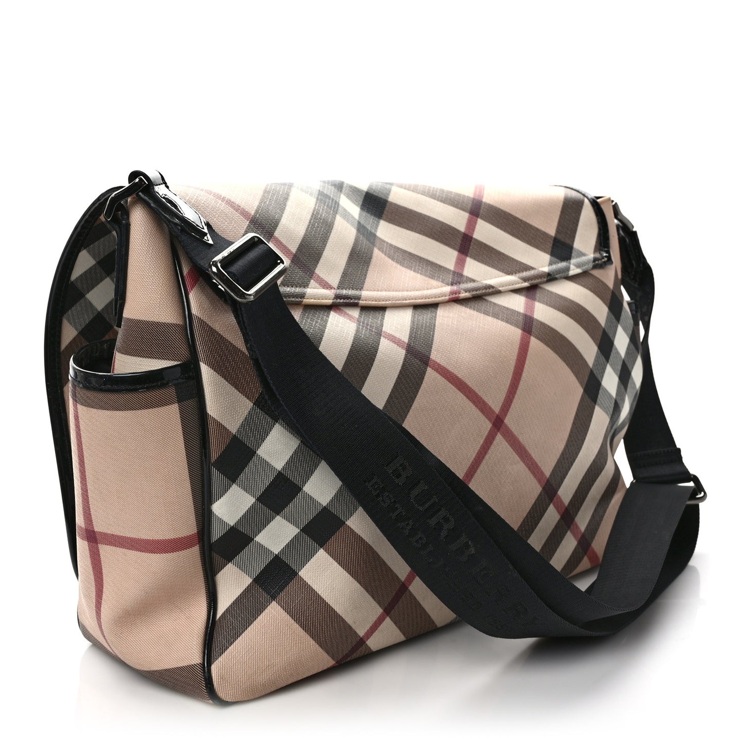 Nova Check Diaper Messenger Bag