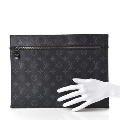 Louis Vuitton Monogram Eclipse Grand Sac Pochette 2 of 9