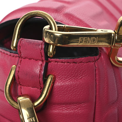 Fendi Nappa FF 1974 Embossed Baguette Lampone 11 of 13