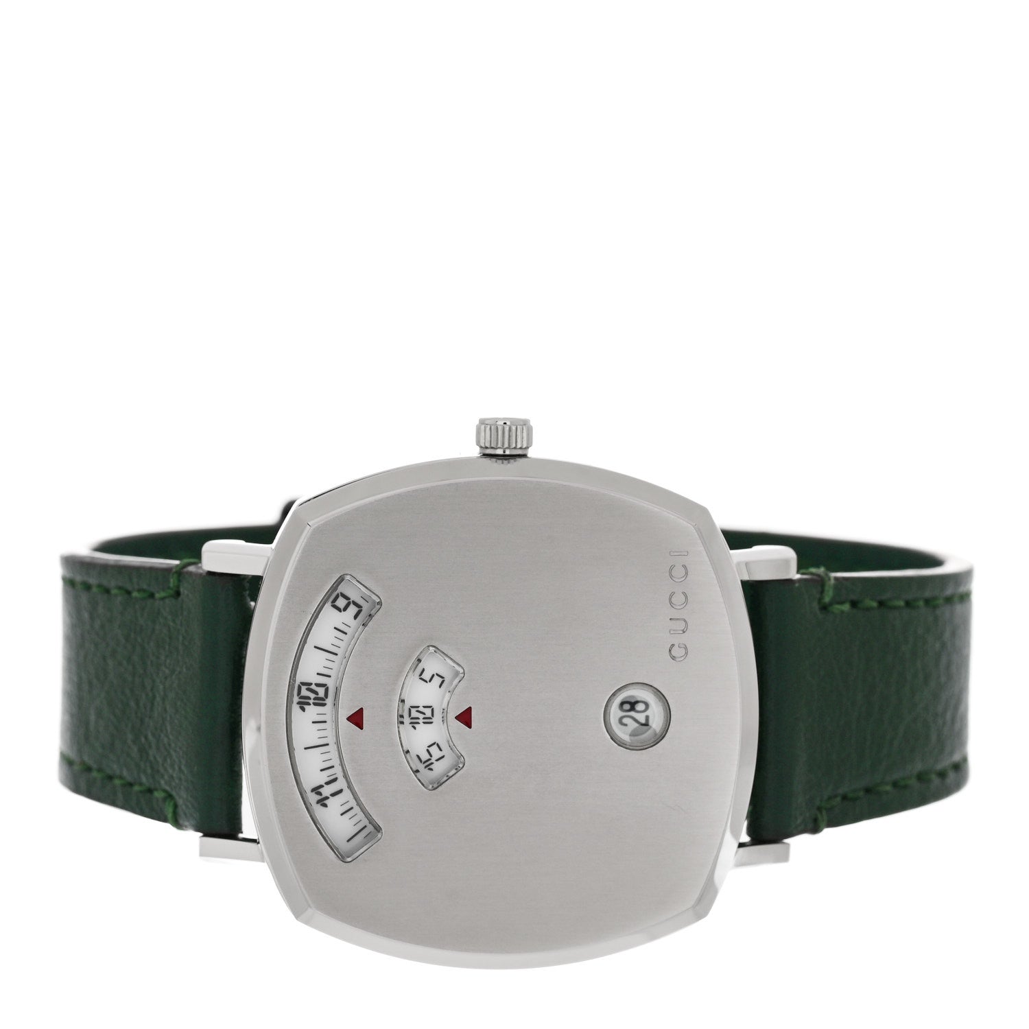 Gucci Stainless Steel Calfskin 35mm Grip Quartz Watch Green 2 of 4