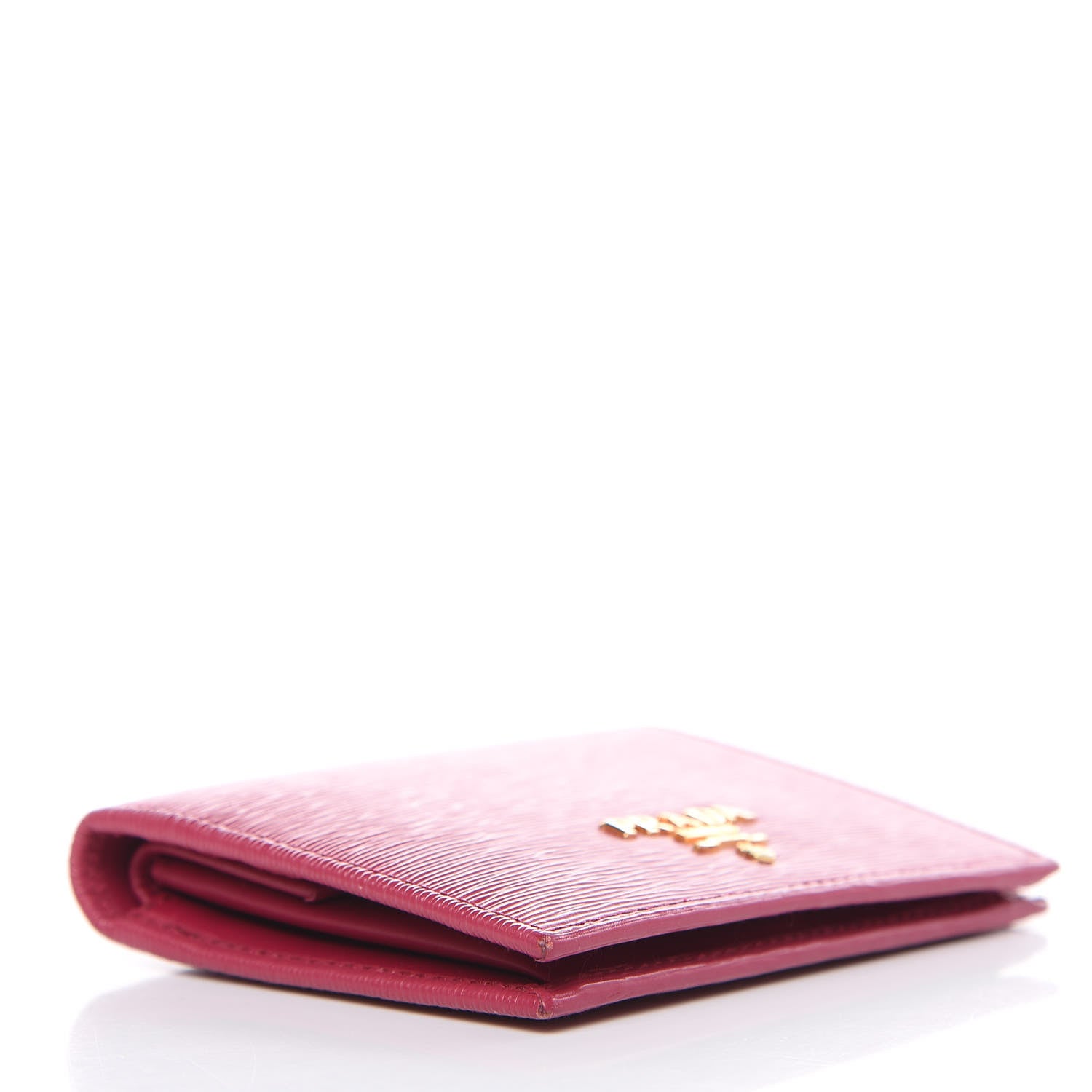 Prada Vitello Move Bifold Wallet Ibisco 4 of 10