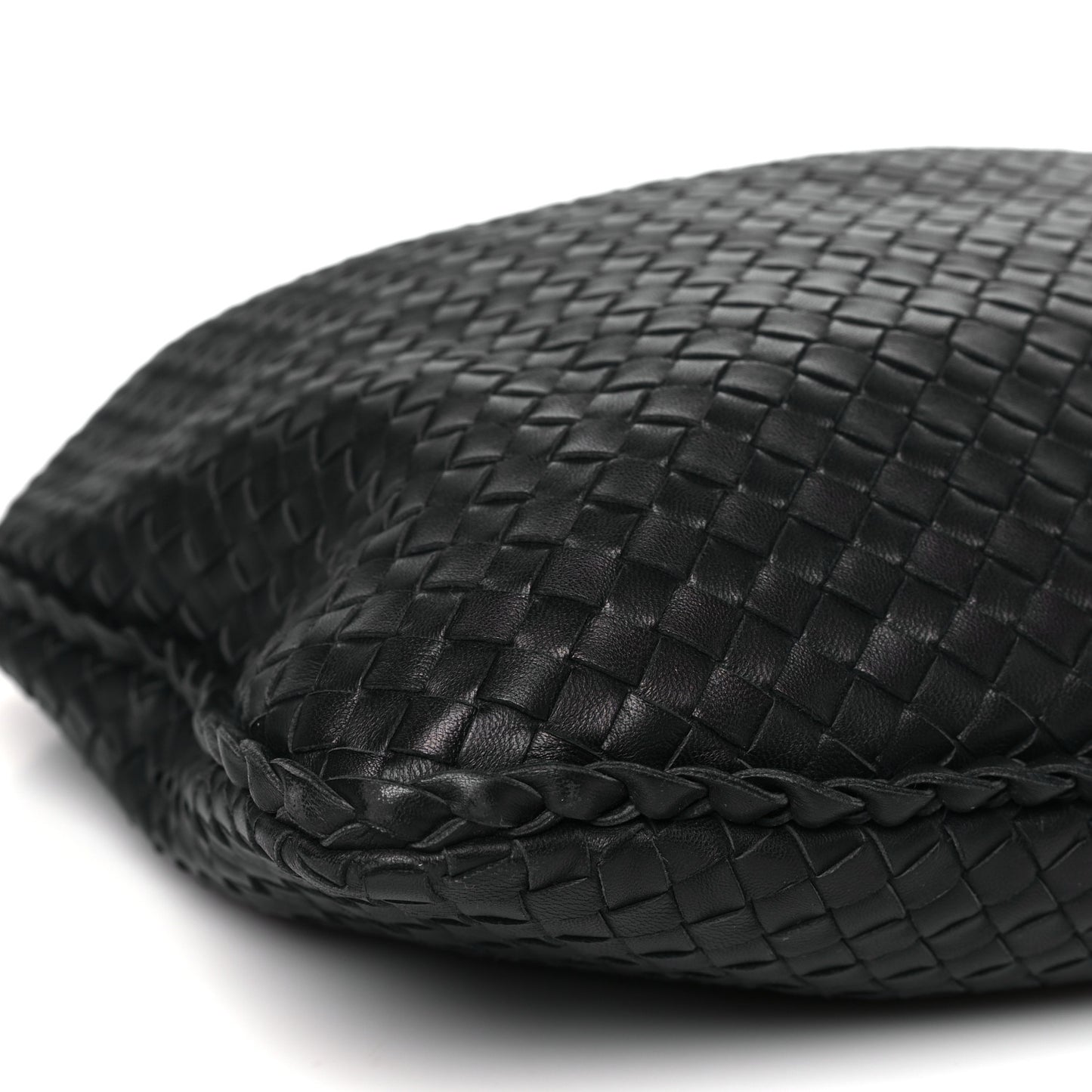 BOTTEGA VENETA Nappa Intrecciato Maxi Veneta Hobo Black