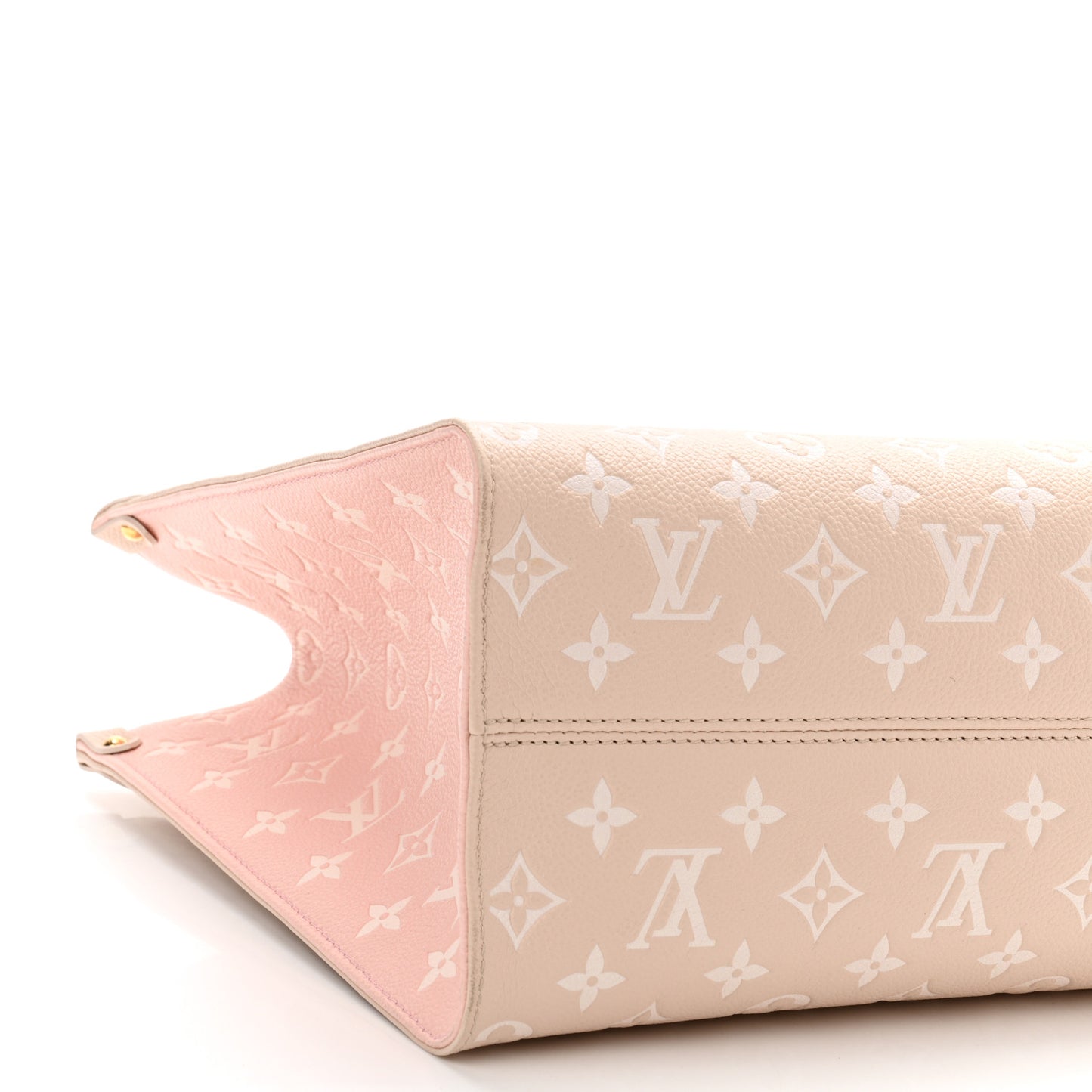 Empreinte Monogram Spring In The City Onthego MM Beige Pink Yellow