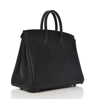 Hermes Togo Birkin 25 Black 3 of 35