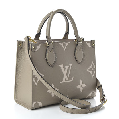 Louis Vuitton Empreinte Monogram Giant Onthego PM Tourterelle Creme 3 of 10
