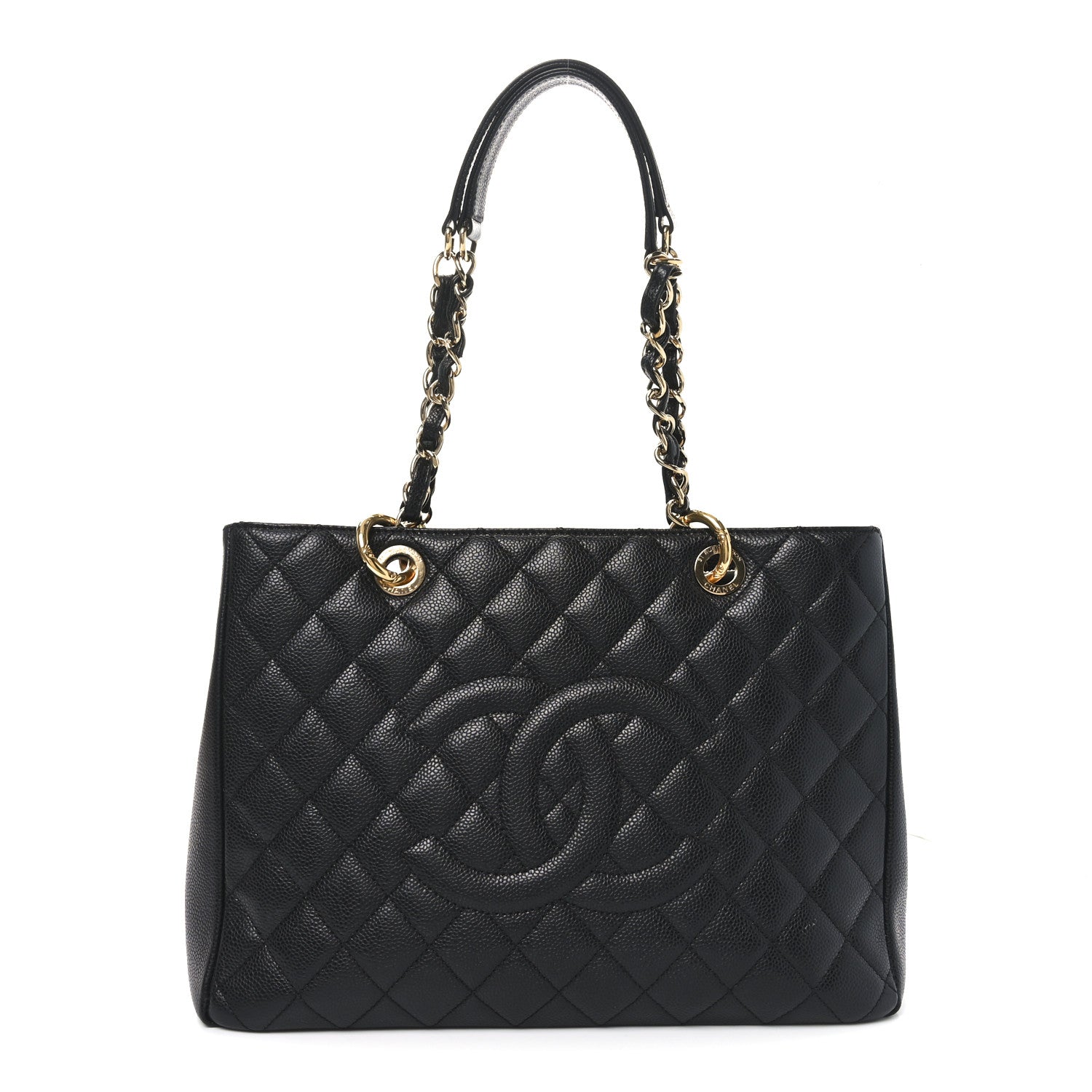 Chanel Caviar Quilted Grand Shopping Tote GST Black 1 of 10