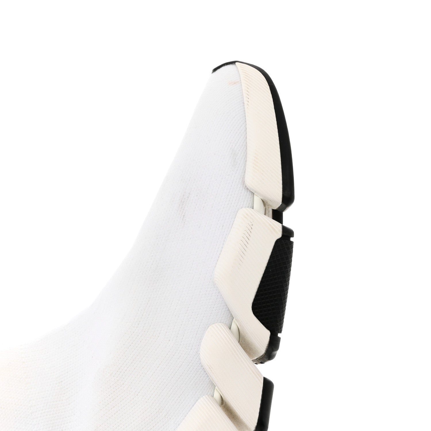 Balenciaga Technical 3D Recycled Knit Bi-Color Sole Womens Speed 2.0 Sneakers 39 White Black 9 of 11