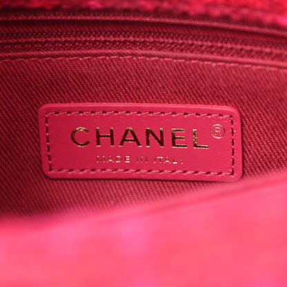 Chanel Tweed Mini Coco Handle Flap Fuchsia 6 of 9