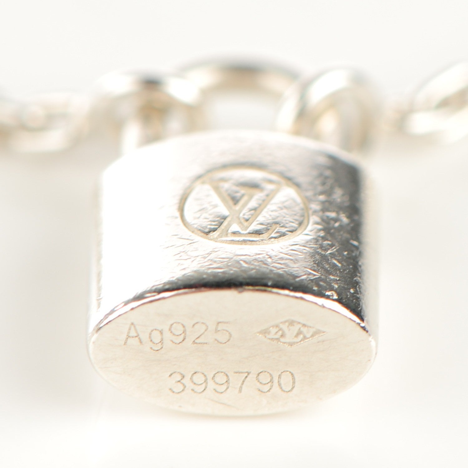 Louis Vuitton Sterling Silver Lockit Bracelet 3 of 5