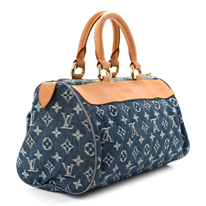 Louis Vuitton Monogram Denim Neo Speedy Blue 3 of 10