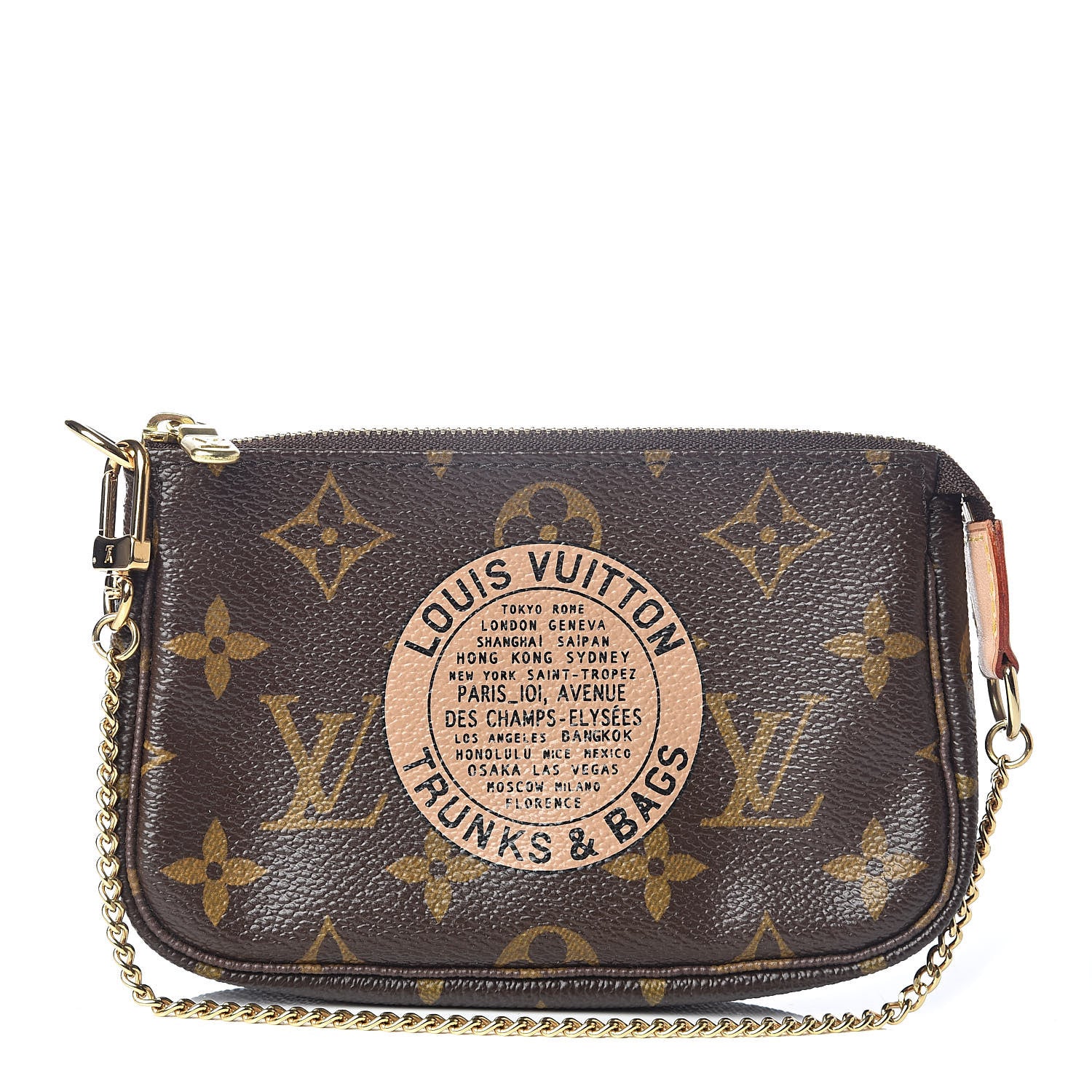 Louis Vuitton Monogram Complice Trunks and Bags Mini Pochette Accessories Beige 1 of 8