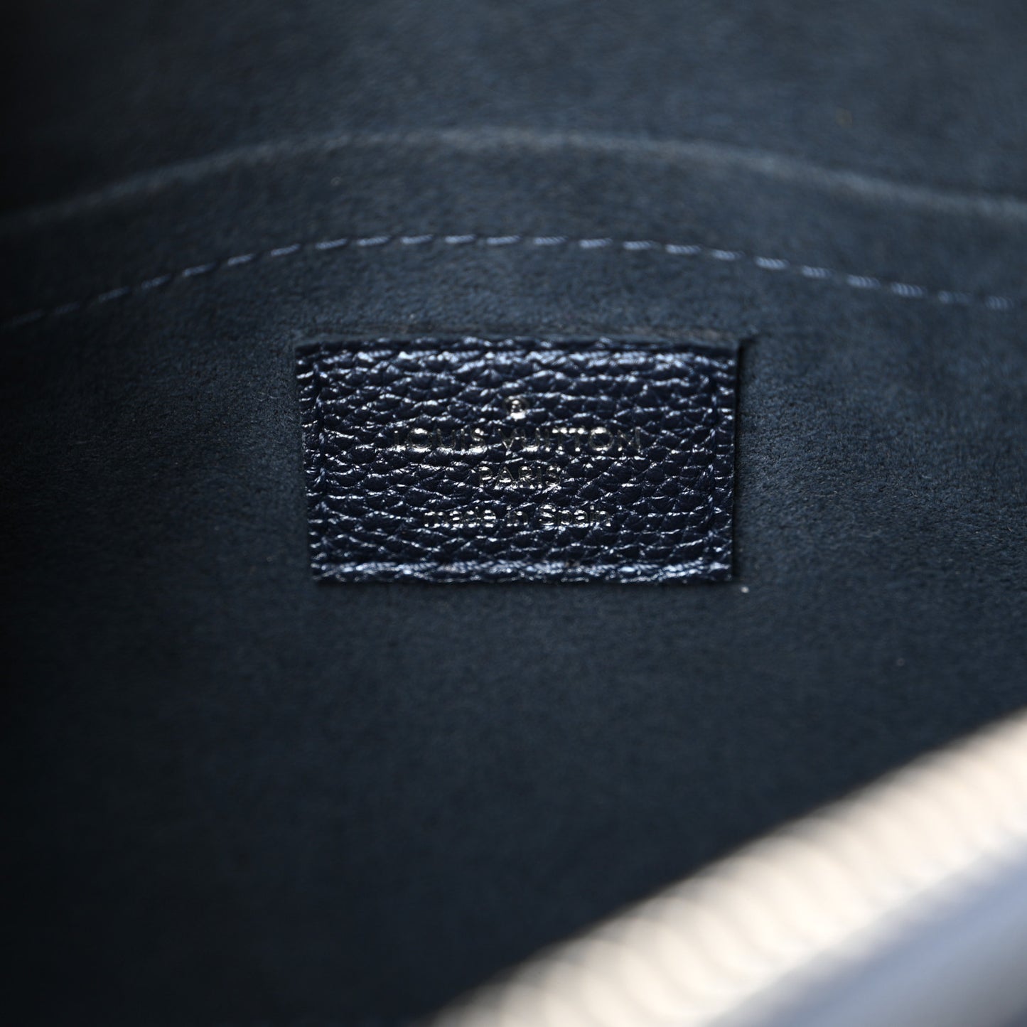 Metallic Empreinte Monogram Giant Speedy Bandouliere 20 Navy Nacre