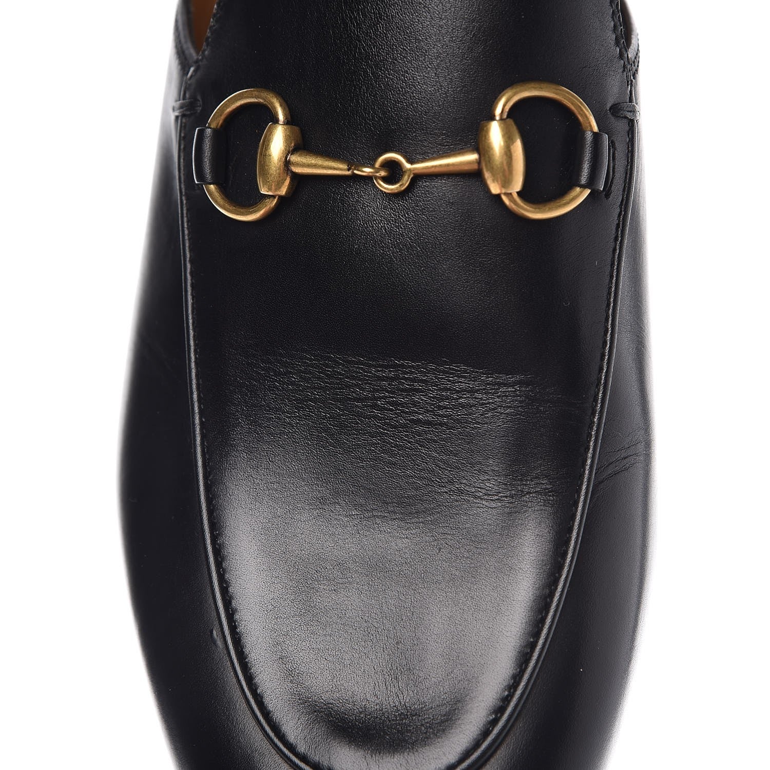 Gucci Calfskin Womens Princetown Slippers 37 Black 9 of 10
