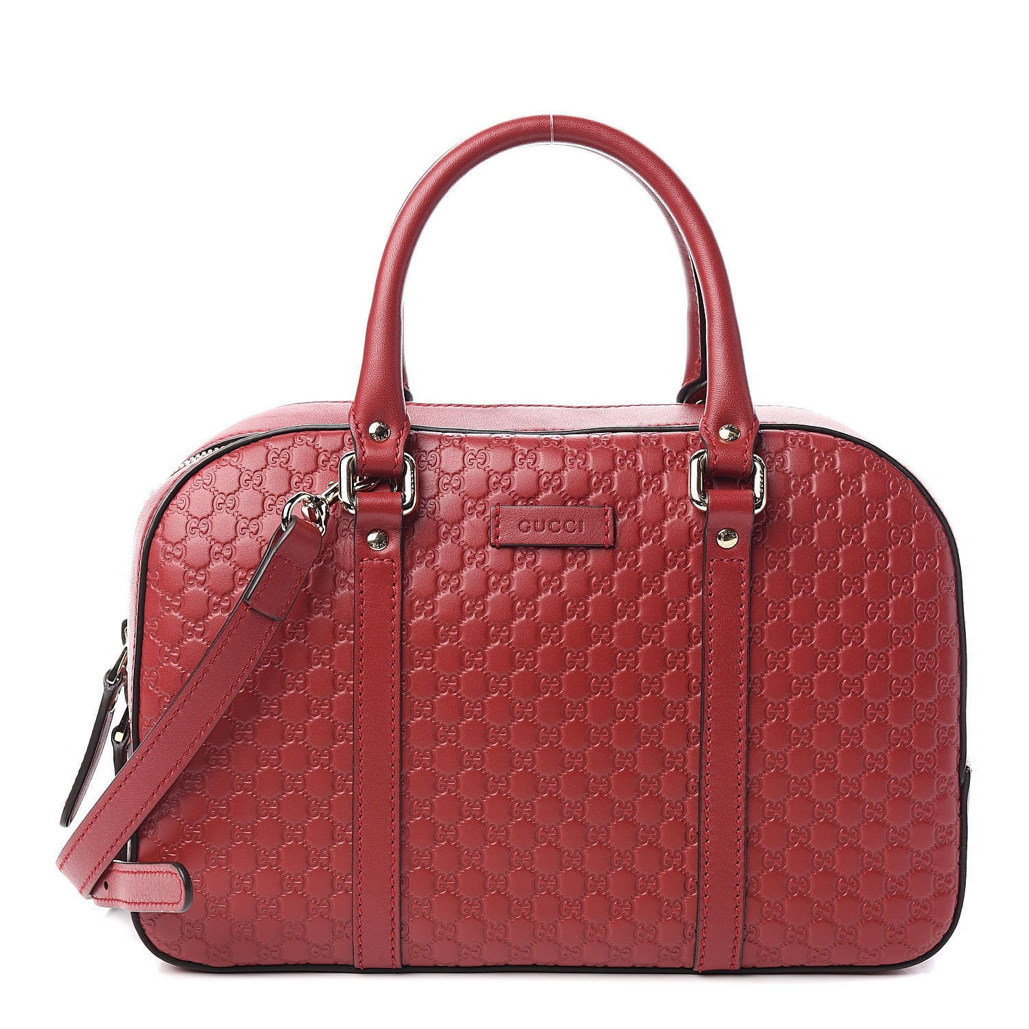Gucci Soft Microguccissima Medium Crossbody Bag Rosso 1 of 10