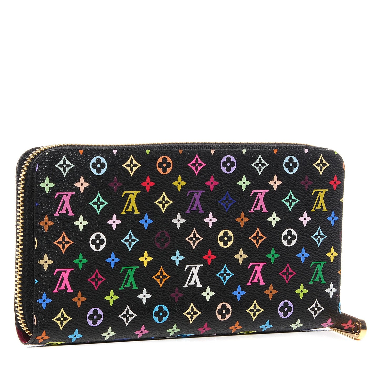 Monogram Multicolor Zippy Wallet Black Grenade