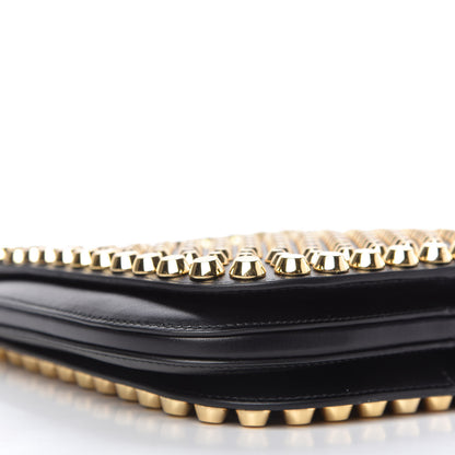Prada City Calfskin Studded Small Margit Bag Black 7 of 11
