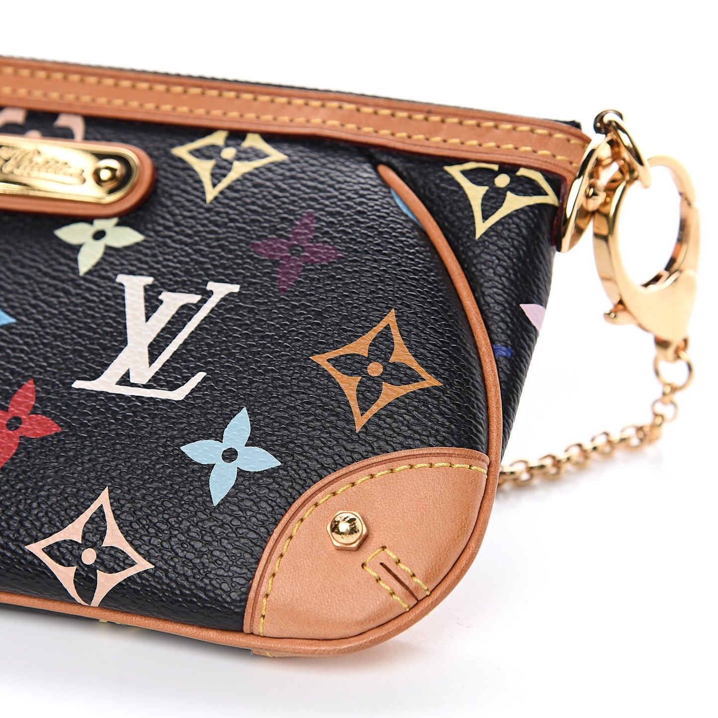 Monogram Multicolor Pochette Milla MM Black