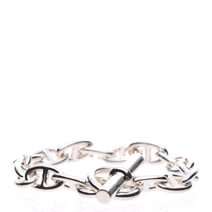 Hermes Sterling Silver Chaine d'Ancre Bracelet Small 22 1 of 7