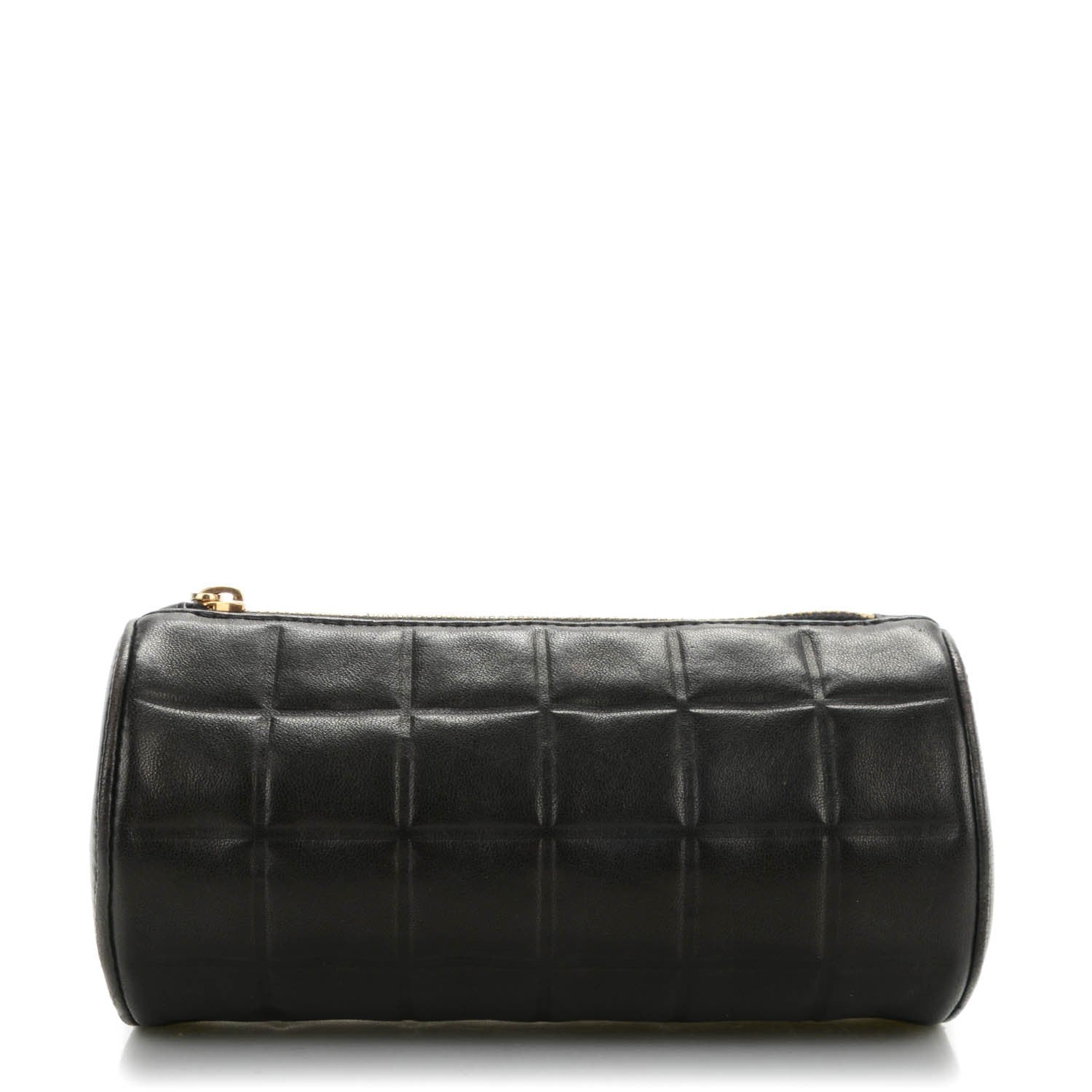 Chanel Lambskin Chocolate Bar Cosmetic Pouch Black 1 of 7